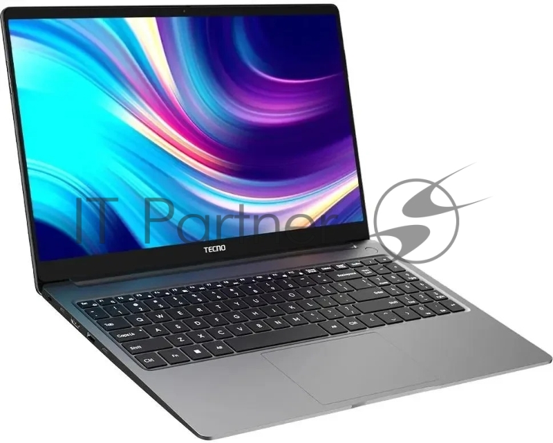 Ноутбук Tecno MegaBook T15RA Core i9 13900HK 16Gb SSD1Tb Intel Iris Xe 15.6 IPS FHD (1920x1080) Windows 11 Home grey WiFi BT Cam 6140mAh (71003300393)