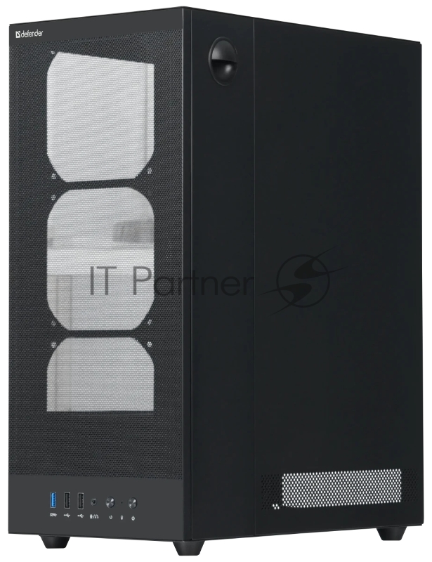 Корпус компьютерный Defender RaptorX черный, ATX, USB3.0, w/o fans
