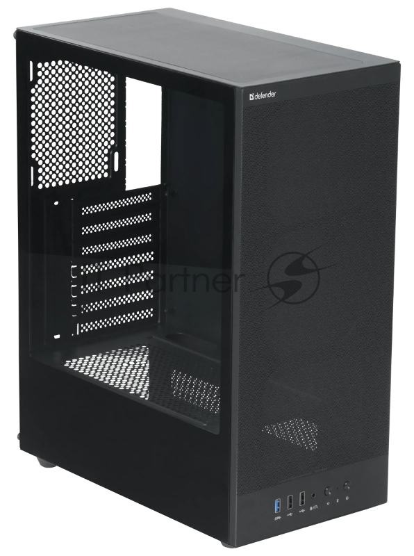 Корпус компьютерный Defender RaptorX черный, ATX, USB3.0, w/o fans