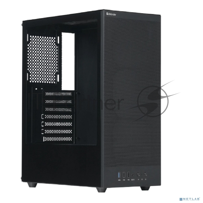 Корпус компьютерный Defender RaptorX черный, ATX, USB3.0, w/o fans