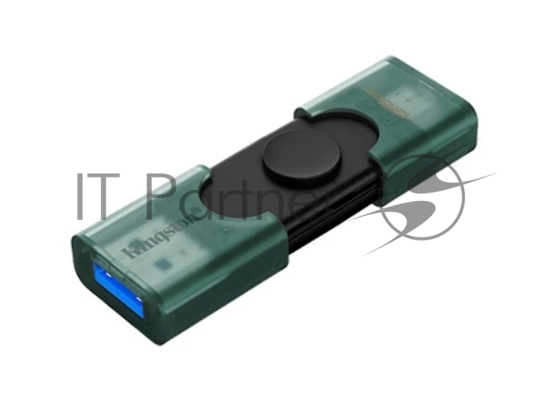 Флеш Диск Kingston 128Gb DataTraveler <DTDEG2/128GB>, USB3.2, Type-C, зеленая