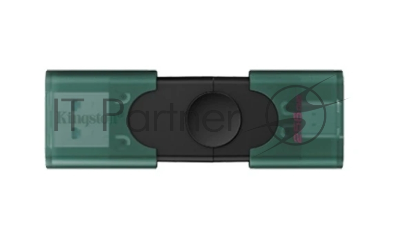 Флеш Диск Kingston 256Gb DataTraveler <DTDEG2/256GB>, USB3.2, Type-C, зеленая