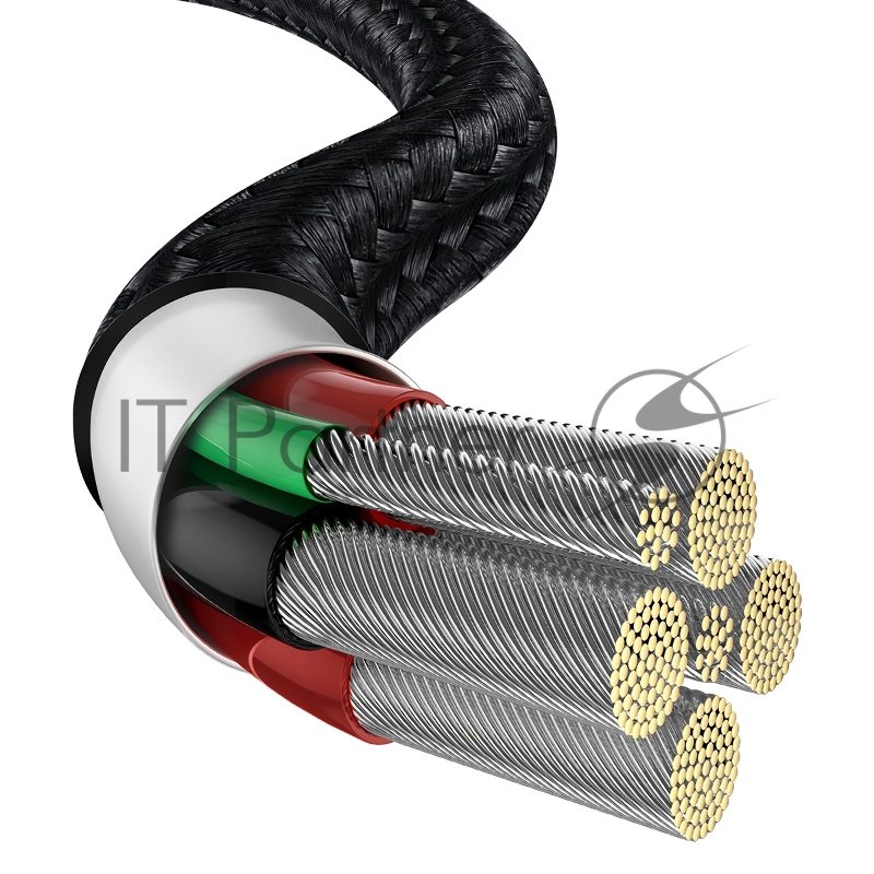 Кабель Baseus CATSD-N01 Water Drop-shaped Lamp Super Charge Cable USB to Type-C 66W 2m Black