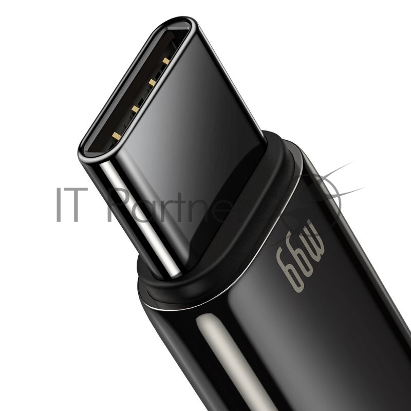 Кабель Baseus CATWJ-C01 Tungsten Gold Fast Charging Data Cable USB to Type-C 66W 2m Black