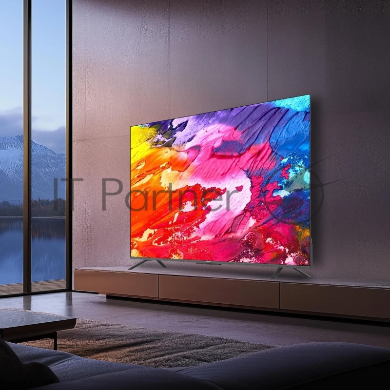 Телевизор QLED Skyworth 75 75Q66H Google TV Frameless черный/серебристый 4K Ultra HD 60Hz DVB-T DVB-T2 DVB-C DVB-S DVB-S2 USB WiFi Smart TV