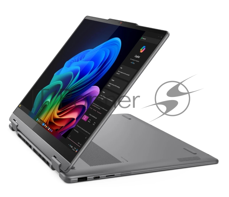 Ноутбук Lenovo Yoga 7 14AKP10 Ryzen AI 5 340 24Gb SSD1Tb AMD Radeon 840M 14 OLED Touch WUXGA (1920x1200) Windows 11 Home beige WiFi BT Cam (83JR005YRK)