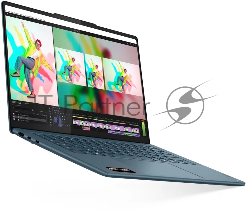 Ноутбук Lenovo Yoga Pro 7 14AKP10 Ryzen AI 7 350 32Gb SSD1Tb AMD Radeon 860M 14.5 OLED 3K (2944x1840) без ОС turquoise WiFi BT Cam (83KG0013RK)