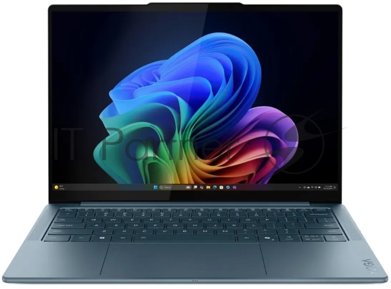 Ноутбук Lenovo Yoga Slim7 14AKP10 Ryzen AI 5 340 16Gb SSD1Tb AMD Radeon 840M 14 OLED 2.8K (2880x1800) Windows 11 Home turquoise WiFi BT Cam (83JY0009RK)