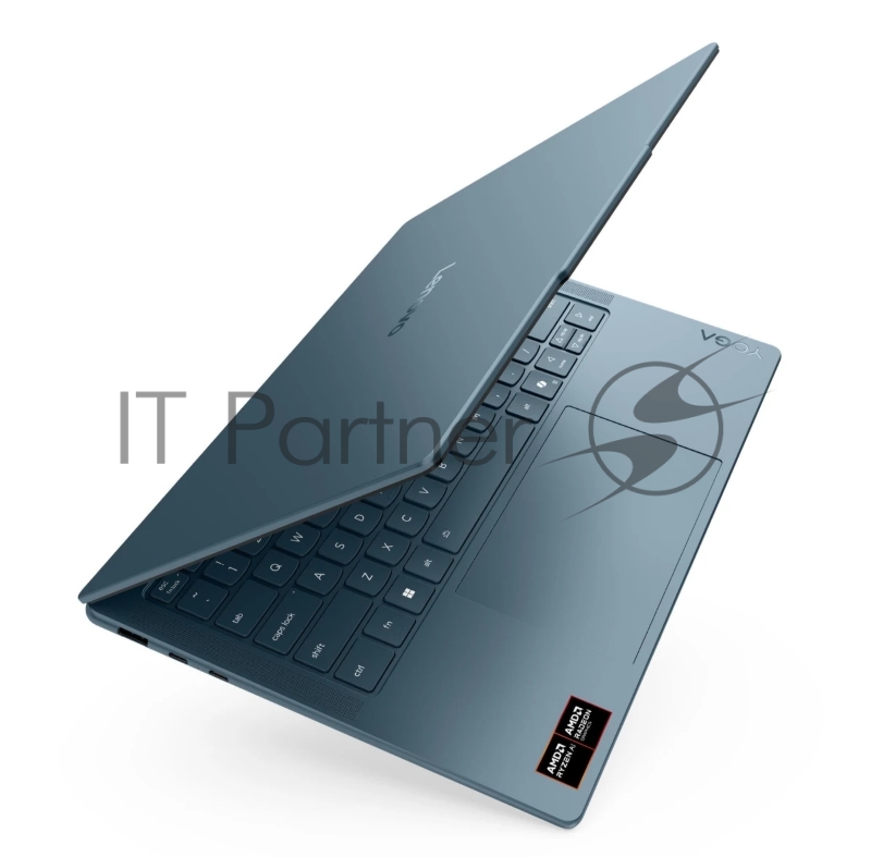 Ноутбук Lenovo Yoga Slim7 14AKP10 Ryzen AI 5 340 16Gb SSD1Tb AMD Radeon 840M 14 OLED 2.8K (2880x1800) Windows 11 Home turquoise WiFi BT Cam (83JY0009RK)