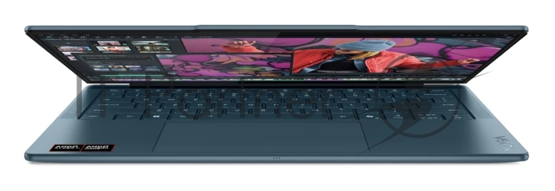 Ноутбук Lenovo Yoga Slim7 14AKP10 Ryzen AI 5 340 16Gb SSD1Tb AMD Radeon 840M 14 OLED 2.8K (2880x1800) Windows 11 Home turquoise WiFi BT Cam (83JY0009RK)