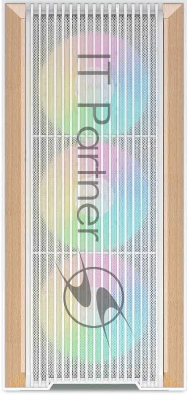 Корпус ПК без блока питания SAMA Z60 White, Midi-Tower, TG, 4x140mm ARGb, 2xUSB 3.0 + 1xUSB 3.1 Type-C, E-ATX, ATX, mATX, mITX White