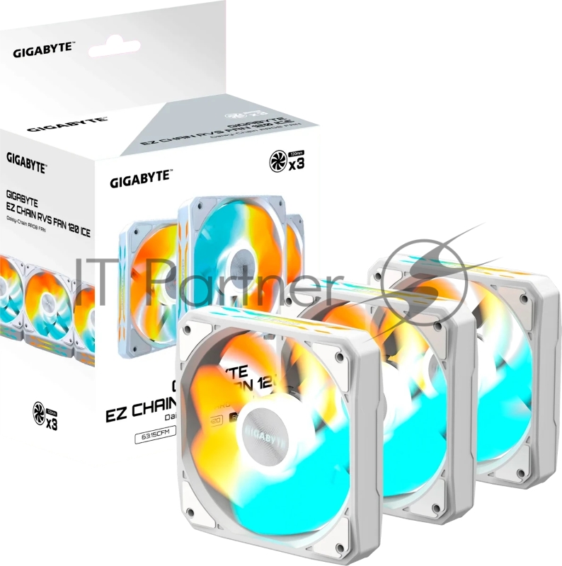 Комплект вентиляторов Gigabyte GP-GBT EZRVSFAN1203 ICE