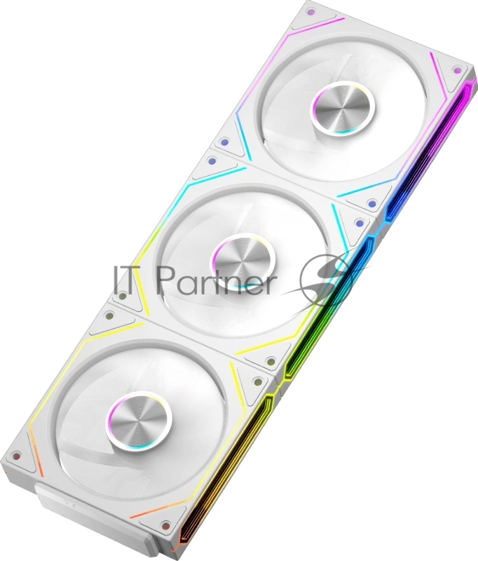 Вентилятор для корпуса PcCooler F3 X120 WH ARGB 120х120x25 белый 4-pin (F3X120-WHAC012-GL) Ret