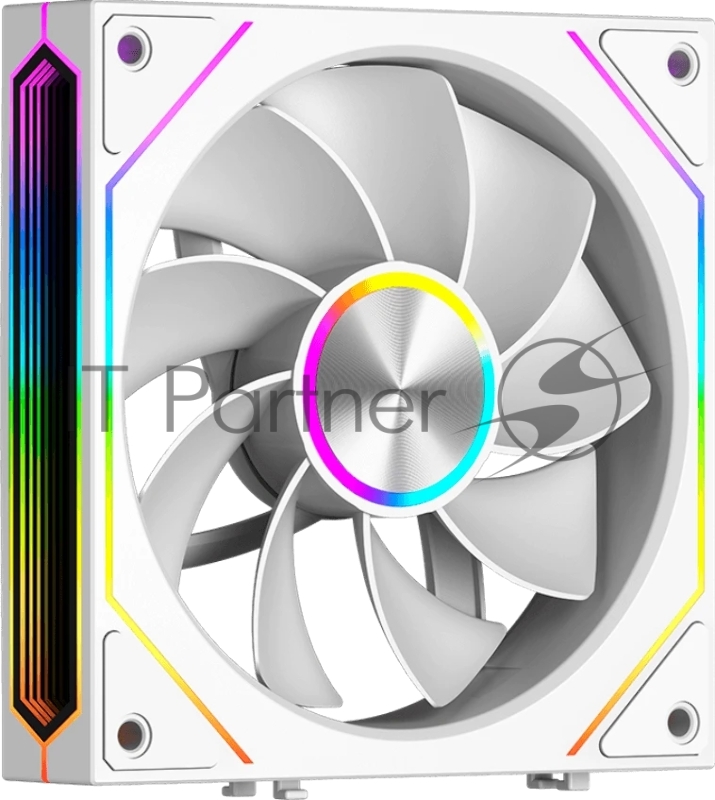 Вентилятор для корпуса PcCooler F3 X120 WH ARGB 120х120x25 белый 4-pin (F3X120-WHAC012-GL) Ret