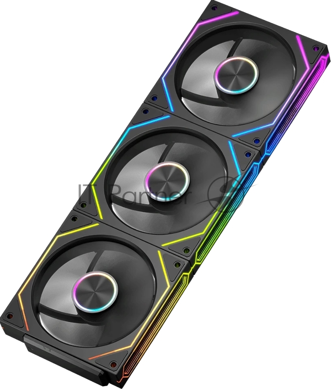 Вентилятор для корпуса PcCooler F3 X120 BK ARGB 120х120x25 черный 4-pin 28.4дБ (F3X120-BKAC012-GL) Ret