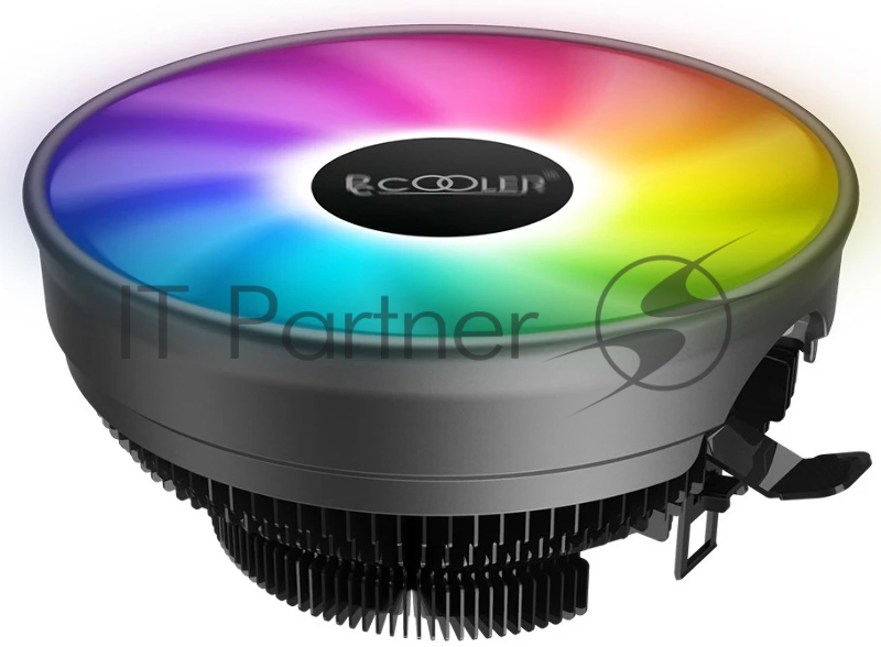 Устройство охлаждения(кулер) PcCooler E126M Pro RGB Soc-AM5/AM4/1200/1700/1851 черный 4-pin 29.8dB Al 90W 266gr Ret (R3-0120WBKSXX-GL)