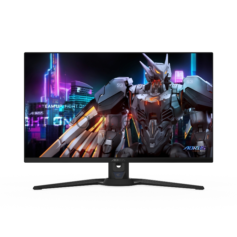 Монитор 27 Gigabyte AORUS FO27Q5P EK Black (QD-OLED, 2560×1440, 500Hz, 300 cd/m, 1,5M:1, 2xHDMI 2.1, DP 2.1 UHBR20, 1x MiniDP 2.1 UHBR20, DP 1.4 (HBR3) выход 3xUSB 3.2, USB Type-C)