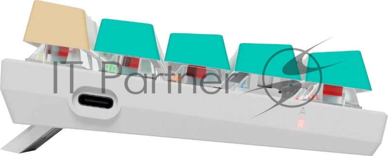 Клавиатура DEFENDER (45084) Vexx Pro GK-084 RU , белый/зеленый, механическая