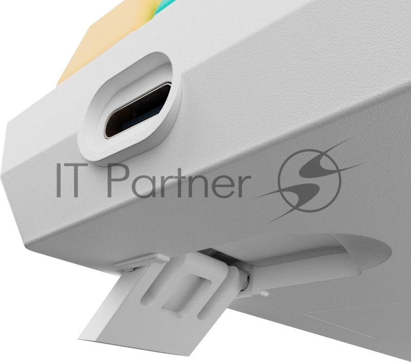 Клавиатура DEFENDER (45084) Vexx Pro GK-084 RU , белый/зеленый, механическая