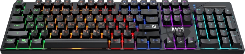 Клавиатура DEFENDER (45312) Avis GK-312 RU,черный, механическая