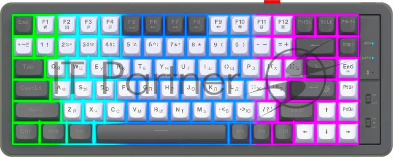 Клавиатура DEFENDER (45325) Maro GK-325 RU,белый/серый