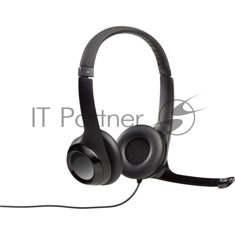 Гарнитура Logitech Headset Logitech H390 USB черный