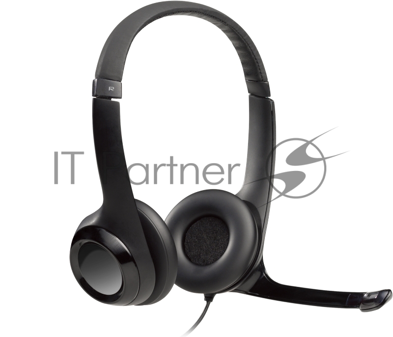 Гарнитура Logitech Headset Logitech H390 USB черный