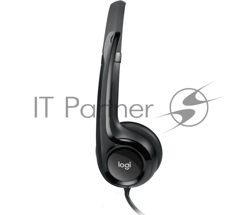 Гарнитура Logitech Headset Logitech H390 USB черный