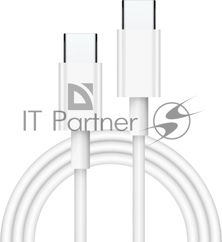 Кабель DEFENDER (87507) USB F182 TypeC-TypeC 1м, 30 Вт, PD,TPE,белый