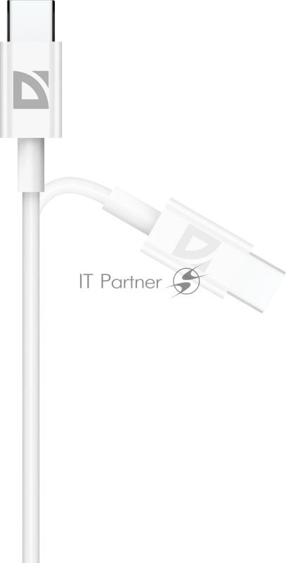 Кабель DEFENDER (87507) USB F182 TypeC-TypeC 1м, 30 Вт, PD,TPE,белый