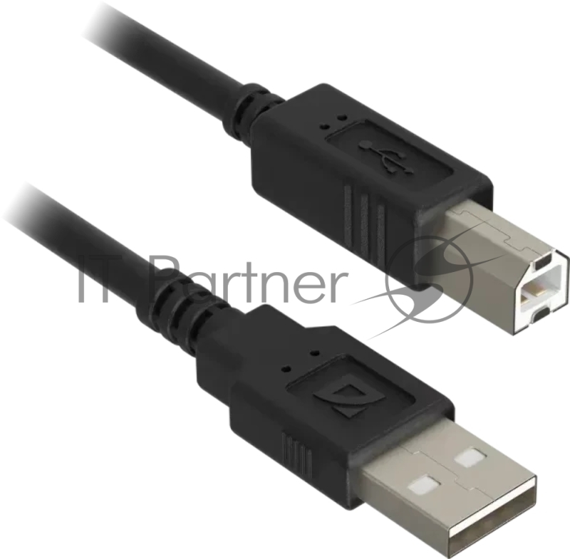 Кабель DEFENDER (87011) USB 2.0 AM-BM 30AWG, никель, 1.8 м