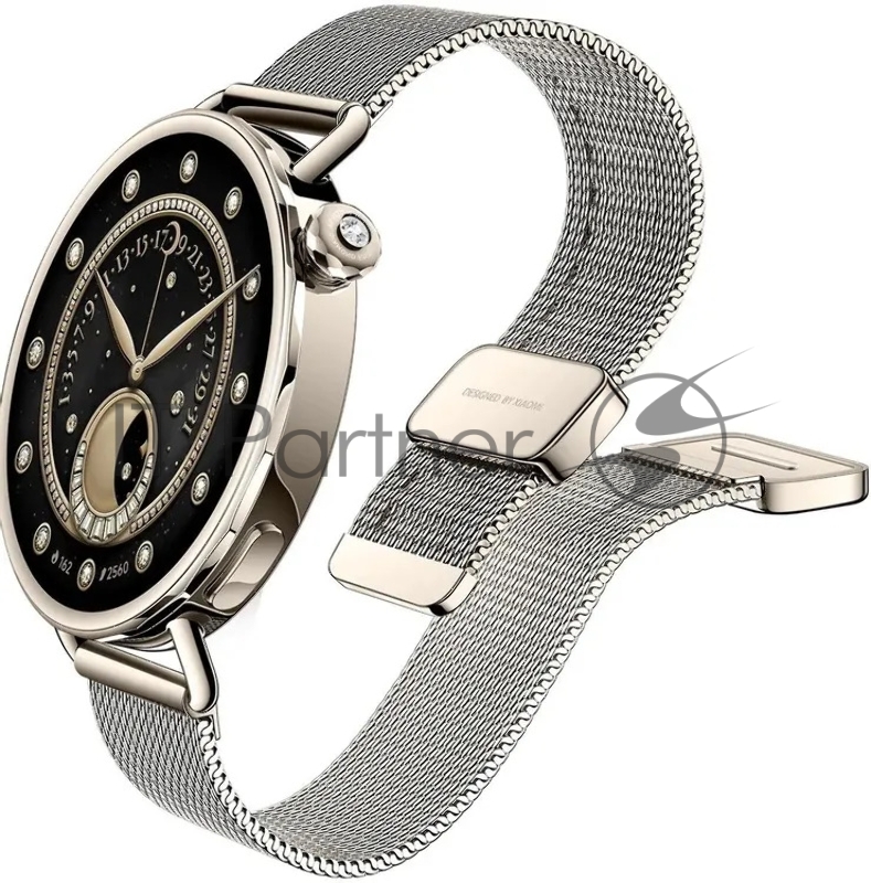Смарт-часы Xiaomi Watch S4 41мм 1.43 AMOLED корп.золотистый рем.золотистый (BHR07VWGL)