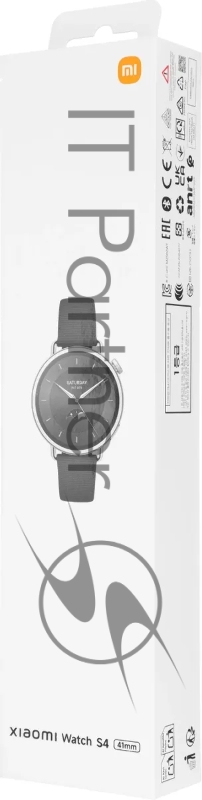 Смарт-часы Xiaomi Watch S4 41мм 1.43 AMOLED корп.черный рем.черный (BHR07VRGL)