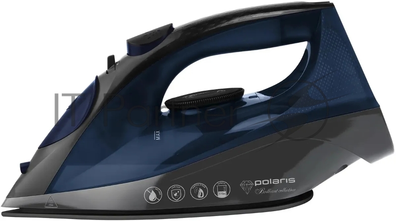Утюг Polaris PIR 2430K 2400Вт синий/черный