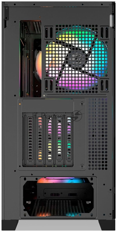 Корпус без блока питания/ Case Raijintek AGOS MAX-MS4, Midi-Tower, TG, 4x140mm ARGB, 2xUSB 3.0 + 1xUSB Type-C, E-ATX, ATX, mATX, mITX Black