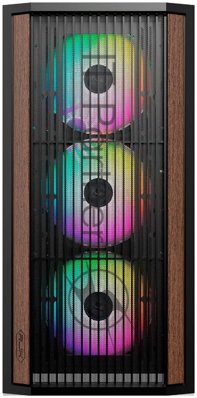 Корпус без блока питания/ Case Raijintek AGOS MAX-MS4, Midi-Tower, TG, 4x140mm ARGB, 2xUSB 3.0 + 1xUSB Type-C, E-ATX, ATX, mATX, mITX Black