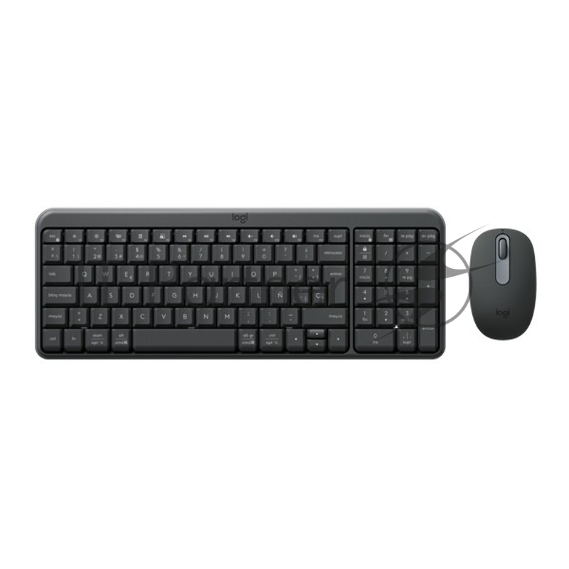 Комплект (клавиатура + мышь)/ Logitech Wireless MK250 Compact Bluetooth Wireless Combo-GRAPHITE