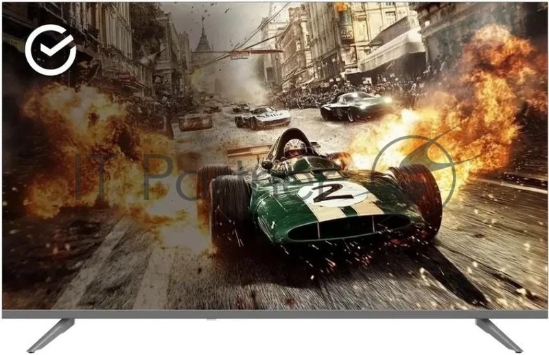 Телевизор LED Sber 43 SDX-43F3011 Салют ТВ Frameless черный 4K Ultra HD 60Hz DVB-T DVB-T2 DVB-C DVB-S DVB-S2 USB WiFi Smart TV