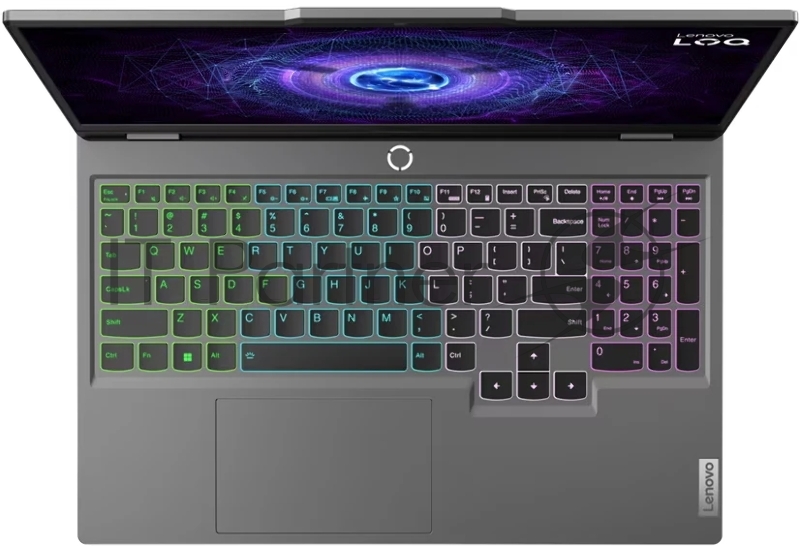 Ноутбук Lenovo LOQ 15IRX10/15.6 Full HD 1920x1080/Intel Core i5 13450HX/16 Gb/1 Tb SSD/nVidia GeForce RTX 5060 8GB/No OS/серый/2.4 кг