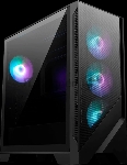 Компьютерный корпус без блока питания Case MSI MAG FORGE 321R AIRFLOW, Midi-Tower, TG, 4x120mm ARGB, 2xUSB 3.2, 1xUSB 3.2 Type-C, ATX, mATX, mITX Black