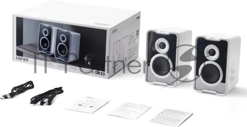 Колонки Edifier QR30 2.0 белый 30Вт