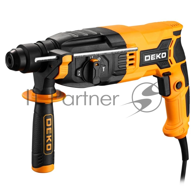 Перфоратор сетевой DEKO DKH900 в кейсе с набором из 5 буров SDS+, 850Вт