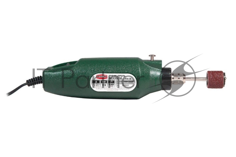 Дрель (мини) Hammer MD050A 12В 1-3.2мм 15000об/мин + аксессуары 80шт, в блистере