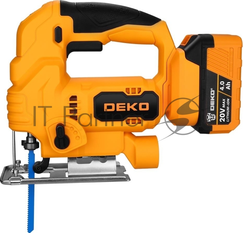 Лобзик аккумуляторный DEKO DKJS20E, 20В, 1x4.0Ач