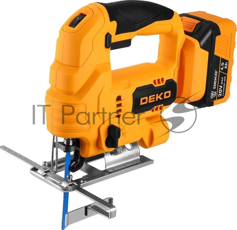 Лобзик аккумуляторный DEKO DKJS20E, 20В, 1x4.0Ач