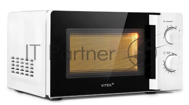 Микроволновая Печь Vitek VT-MW0120 20л. 700Вт белый/серебристый
