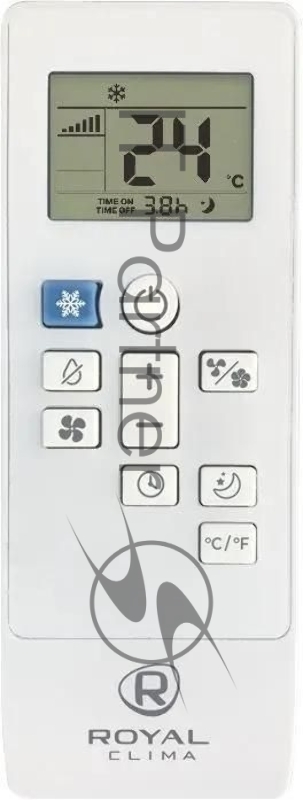 Мобильный кондиционер Royal Clima RM-TS22CH-E 7500 BTU, 22 м², 53 дБ, охлаждение, осушение, белый