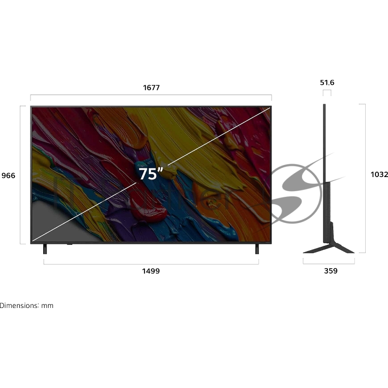 Телевизор LG 75 75QNED82A6B QNED 4K UHD черный титан СМАРТ ТВ WebOS