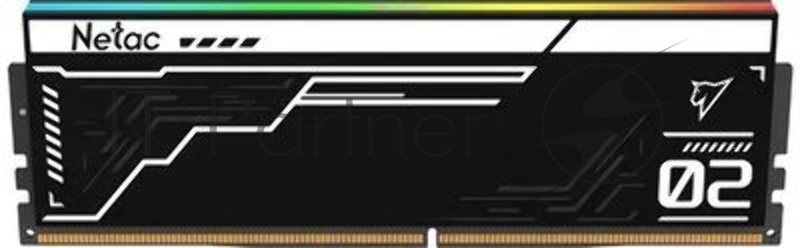 Модуль памяти DDR 5 DIMM 32Gb (16Gbx2) 7600Mhz, Netac Shadow II RGB NTS2D5P76DP-32K C36