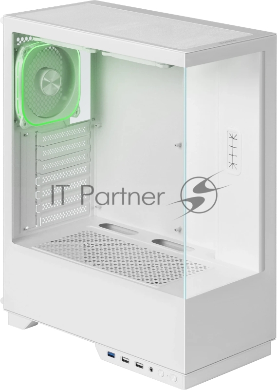 Корпус компьютерный Defender HyperHub белый,ATX,3fans,switch&M/BSync